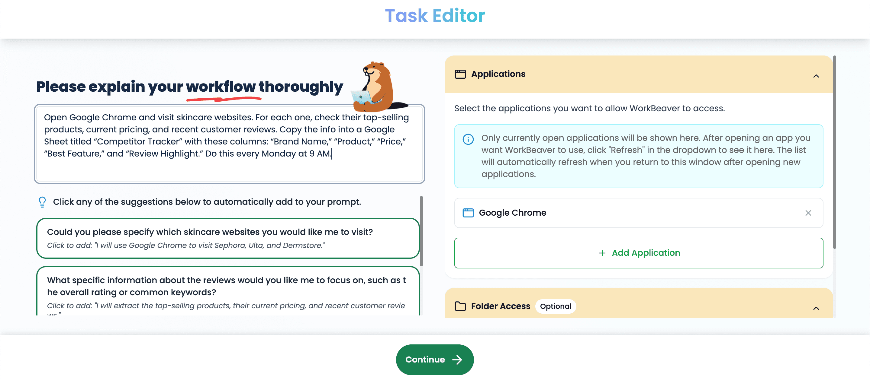 Use Case Manual Reminders